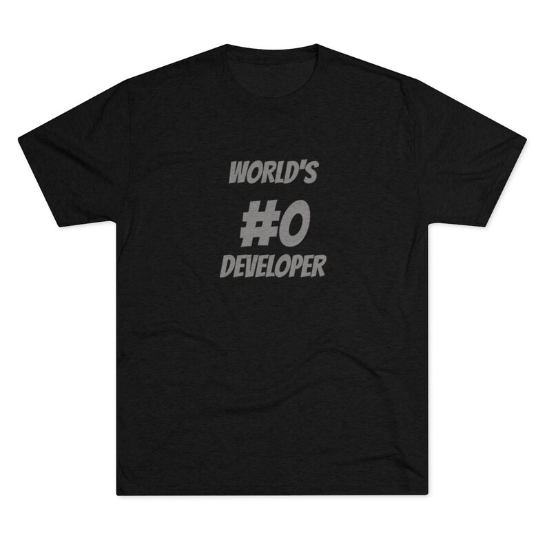 World's #0 Developer - Software Engineer Shirt, Programmer Shirt, Coder Shirt, Developer Gift, Holiday Gift, Comfortable image 10