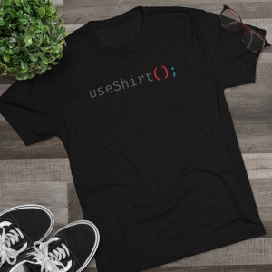 useShirt React Hook - Chemise d'ingénieur logiciel, chemise de programmeur, chemise de codeur, cadeau de développeur, cadeau de vacances, confortable image 3