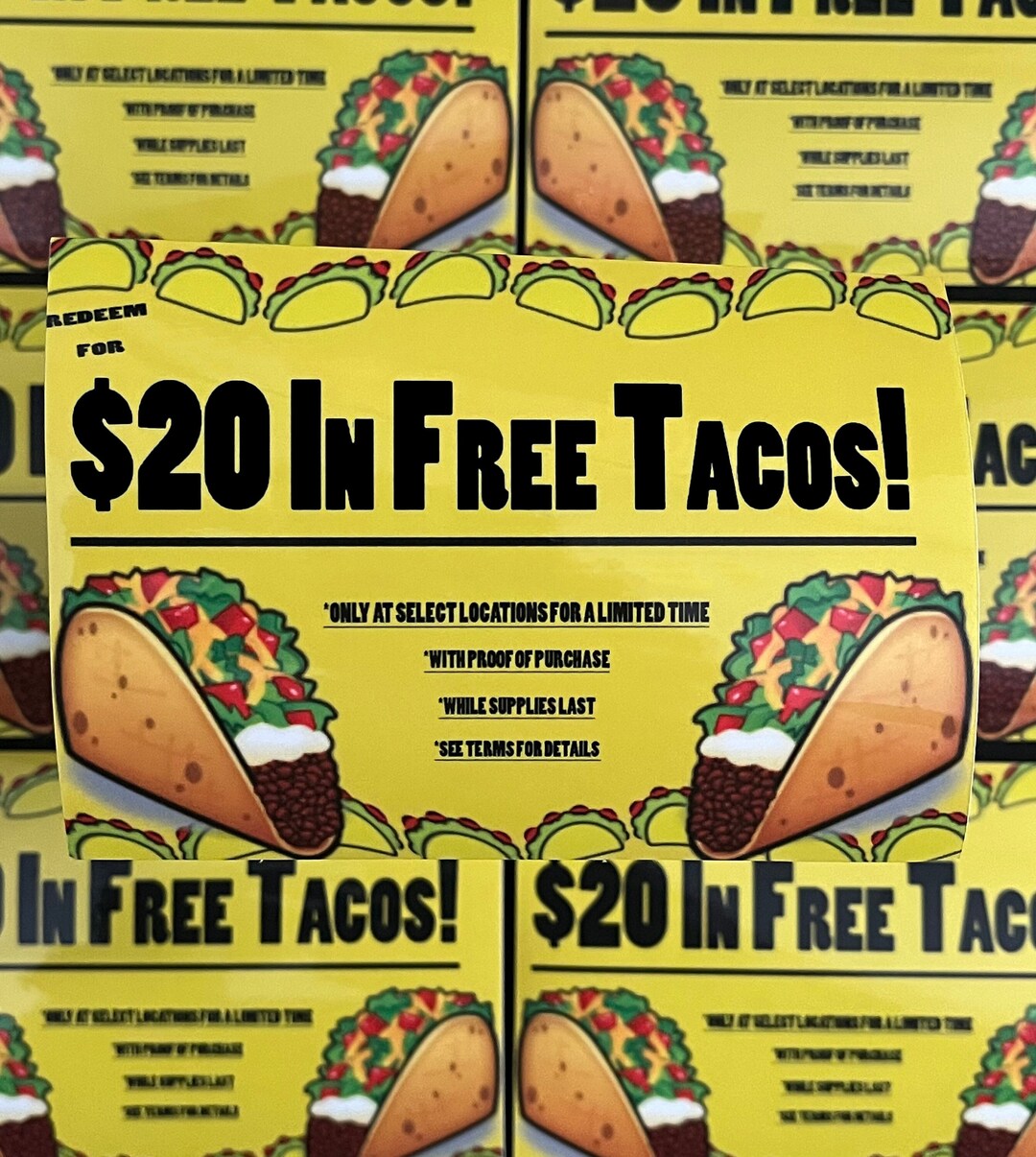 20 Dollars In Free Tacos Prank Sticker Etsy 20-dollars-in-free-tacos-prank-sticker-etsy