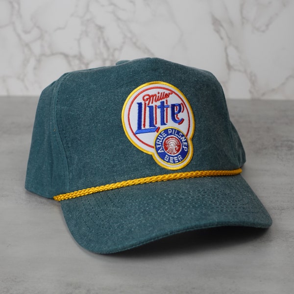 Miller Lite Vintage Style Snapback Hat
