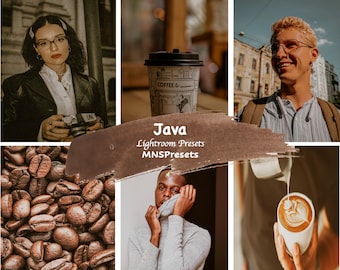 Java Brown Lightroom Presets: Mobile & Desktop Filters (Instant Download)