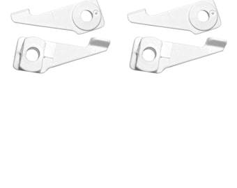 IKEA Vidka Rail Hanging Rail Support Parts 10067913 - Set of 4 - White
