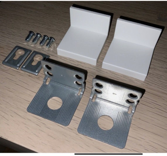 2x IKEA Wall Mount 115753 115754 103693 - 10 Pieces Total - White