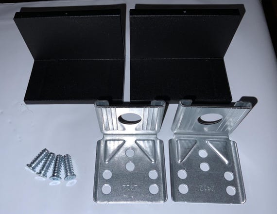 2 IKEA Ersatz-Wandhalter-Teile-Set 10049278 & 124519 (METHOD) w / 4 Schrauben