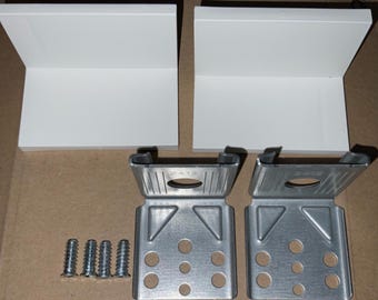 Juego de 2 piezas de repuesto para montaje en pared de IKEA n.° 124518 n.° 124516 (MÉTODO) con 4 tornillos