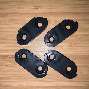 Set of 4 IKEA Stall Hemnes Shoe Cabinet Hinge Part - BLACK COLOR / 10099877