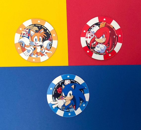 Sonic Heroes Poker Chips 3 Pack - Etsy