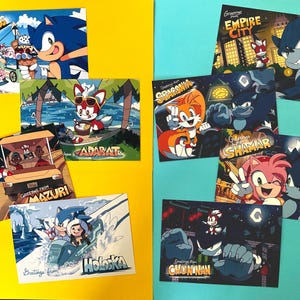 Sonic Unleashed Postcards