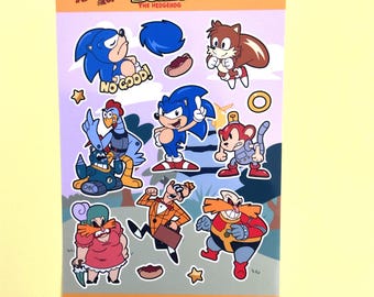 AOSTH Sonic Sticker Sheet