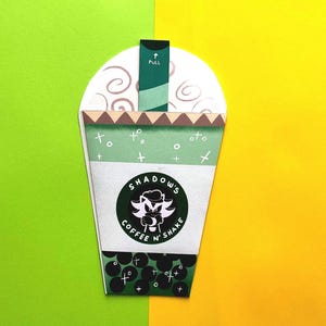 Cartão comemorativo Shadow Barista