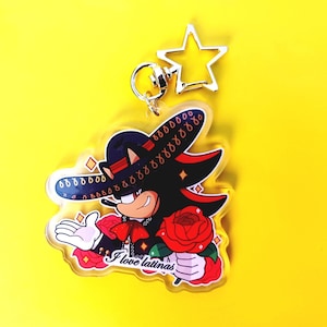 Shadow &quot;I Love Latinas&quot; Keychain