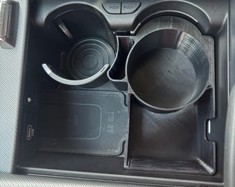 Portavasos más grande (99 mm) para Hyundai Palisade 2023-2025, compatible con carga inalámbrica