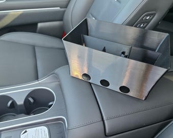 Organizador de reposabrazos para Hyundai Palisade 2026, híbrido, de 7 pasajeros, con caligrafía, tamaño completo, organización de compartimentos.