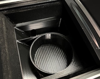 Organizador de portavasos adicional Tesla Model 3 o Y 2021+ Consola frontal Termo YETI Owala HydroFlask USB