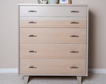 SOLD** Boho Design Dresser / Drawer | 5 - DrawerTall Dresser