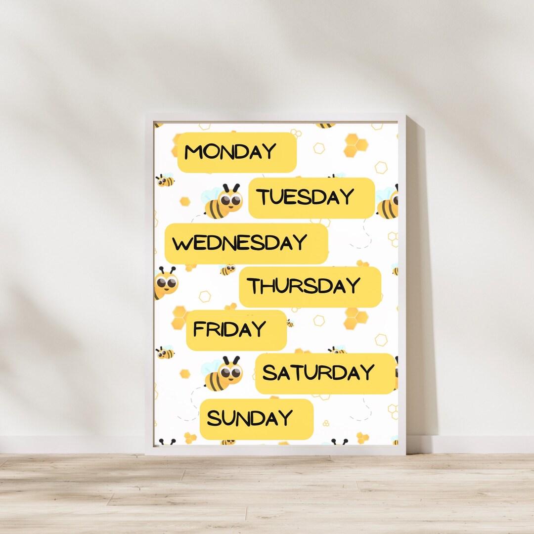 Digital Prints, Educational Posters, Digital Download, Nursery Wall Art