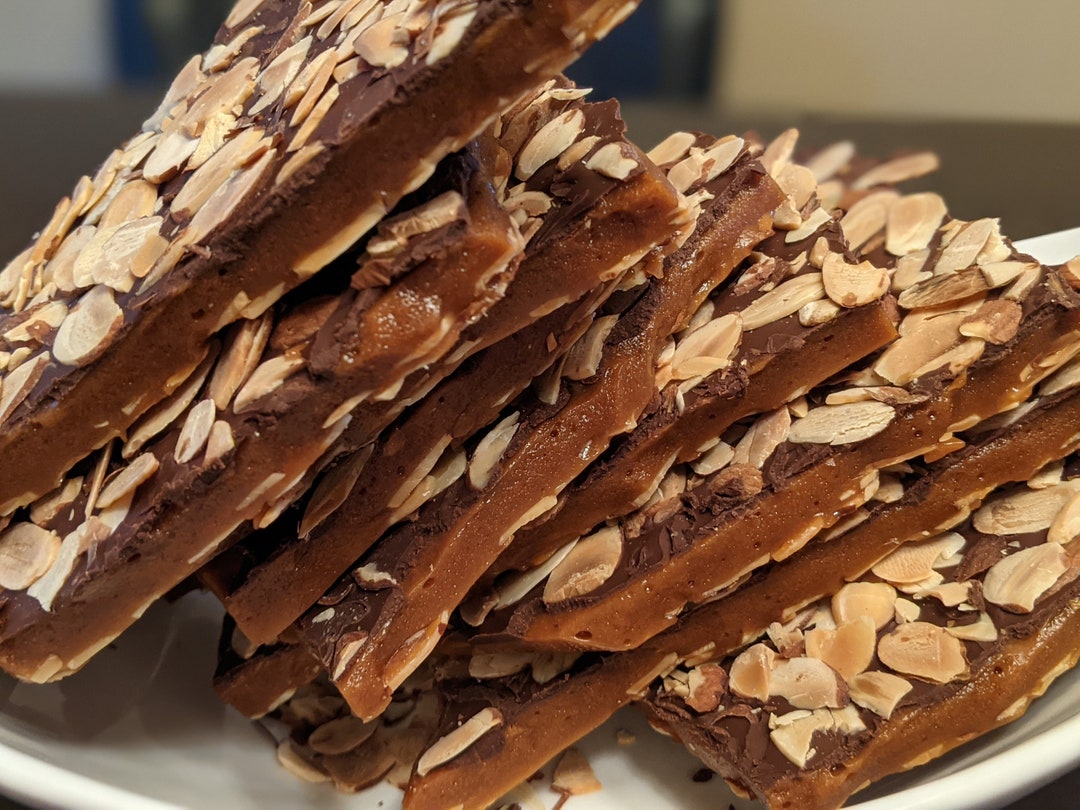 Shannon's Homemade Almond Toffee Etsy