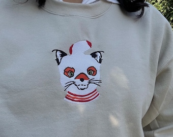 Fantastique sweat-shirt brodé Mr. Fox | Sweat brodé Wes Anderson l sweat brodé automne l sweat brodé automne