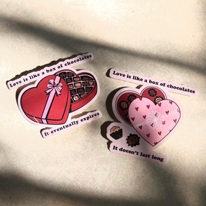 Chocolate stickers | funny stickers | ironic stickers | couple stickers | cute stickers