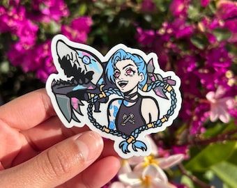 arcane sticker | arcane jinx stickers | jinx sticker