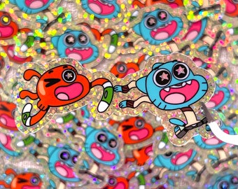 Le monde incroyable de gumball l darwin l gumball l stickers dessins animés l stickers monde incroyable de gumball l stickers monde incroyable de gumball