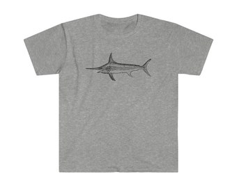 Sword Fish T-shirt, fishing gift, ocean theme