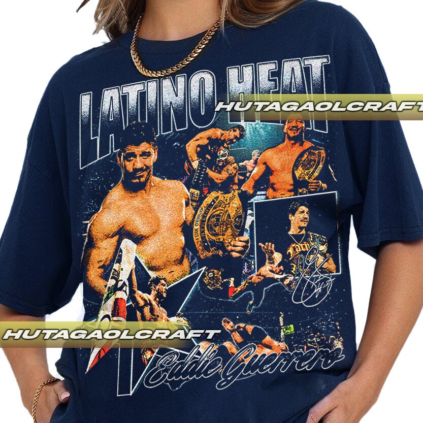 eddie guerrero t shirt latino heat