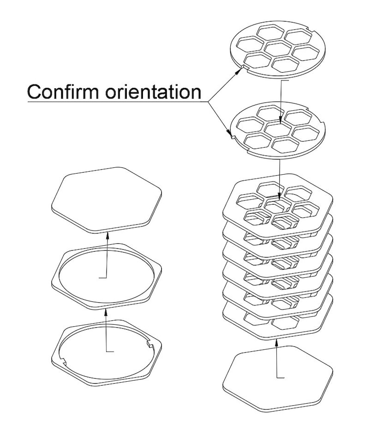 Layered Dice Box Hexagon Digital Files, Laser Cut 3mm Wood, DXF SVG Etsy