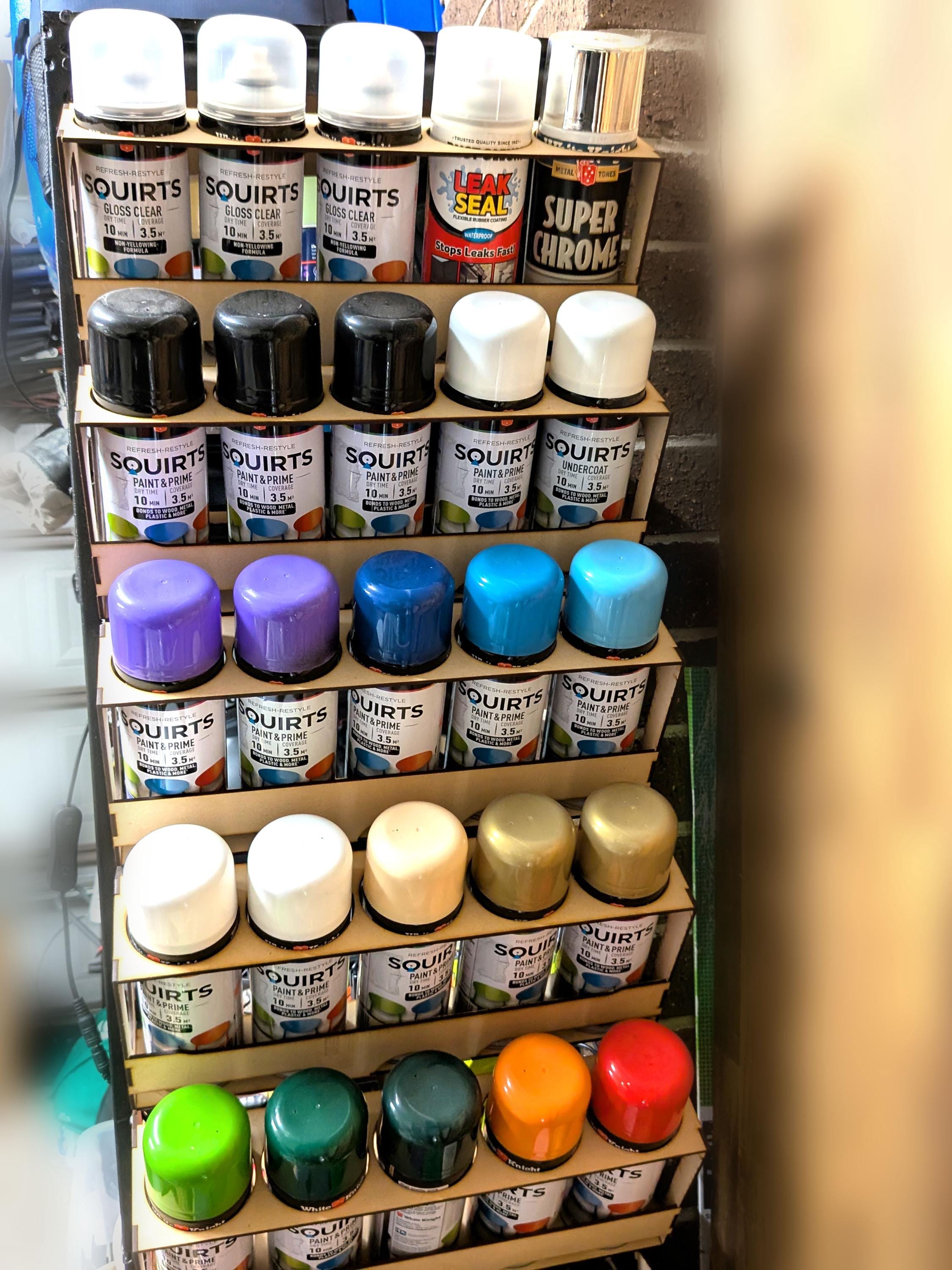 Spray Can Rack Digital Files, Laser Cut 3 or 6mm Wood, DXF SVG - Etsy