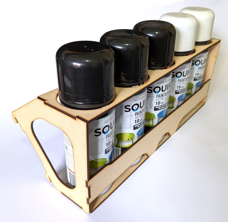 Spray Can Rack Digital Files, Laser Cut 3 or 6mm Wood, DXF SVG - Etsy