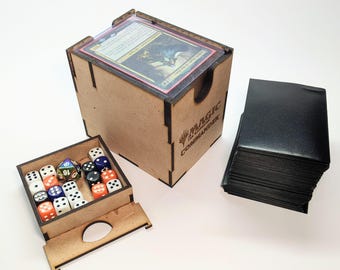 MTG Commander Deck & Token Containers - 3-piece Bundle Box Set - Etsy