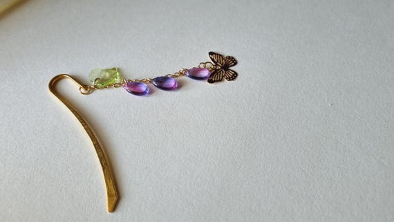 Butterfly Bookmark Purple
