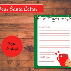Querida carta de Papá Noel