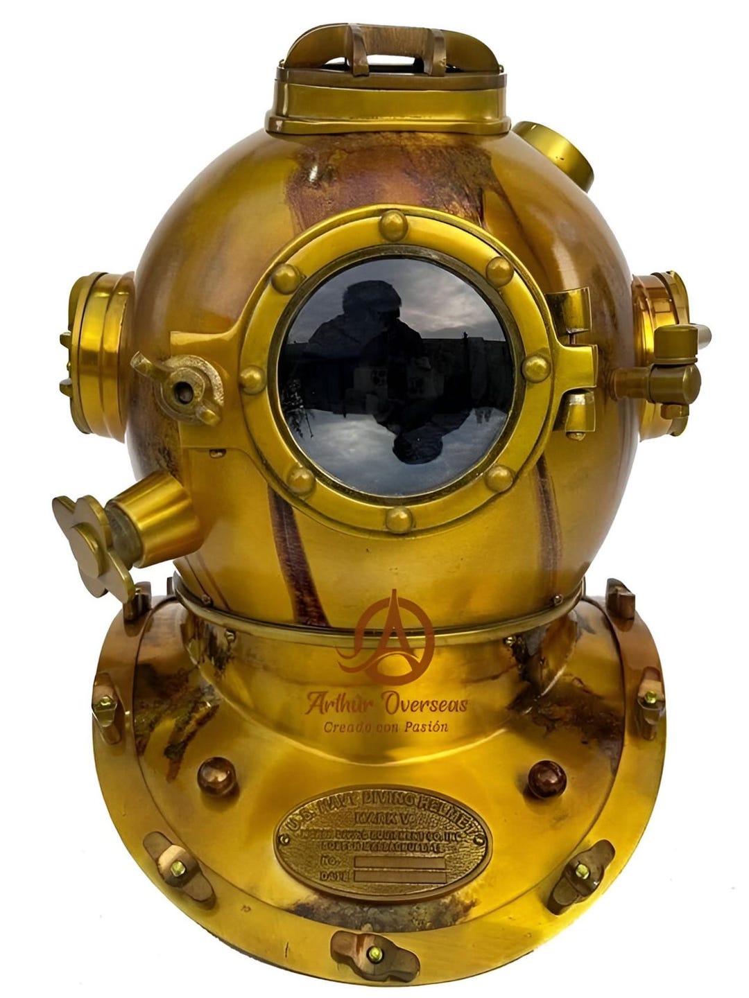Antique Diving Helmet | US Navy Mark V Deep Sea Scuba Replica | Vintage ...
