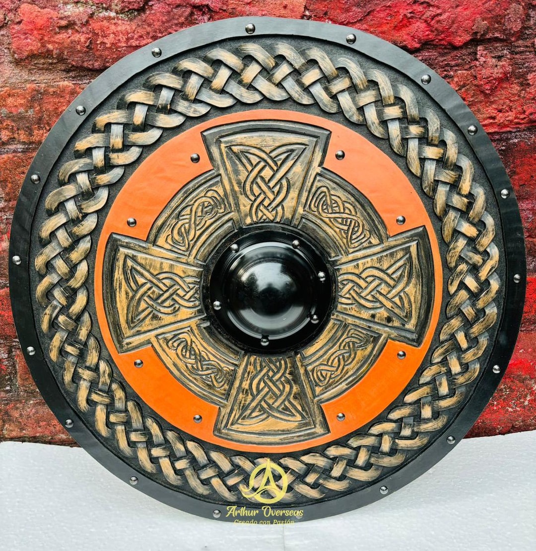 Viking Shield Parts Medieval Shield Boss 8 Inch - Antique Brass Armor ...