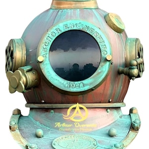 1921 Anchor Engineering Diving Helmet Replica: Steampunk Wearable Costume