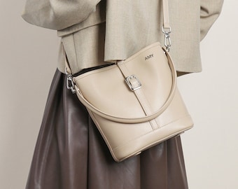 High End High-capacity Bag, Underarm Handbag, Vintage Elegant Bag, Leather Crossbody Shoulder Bag