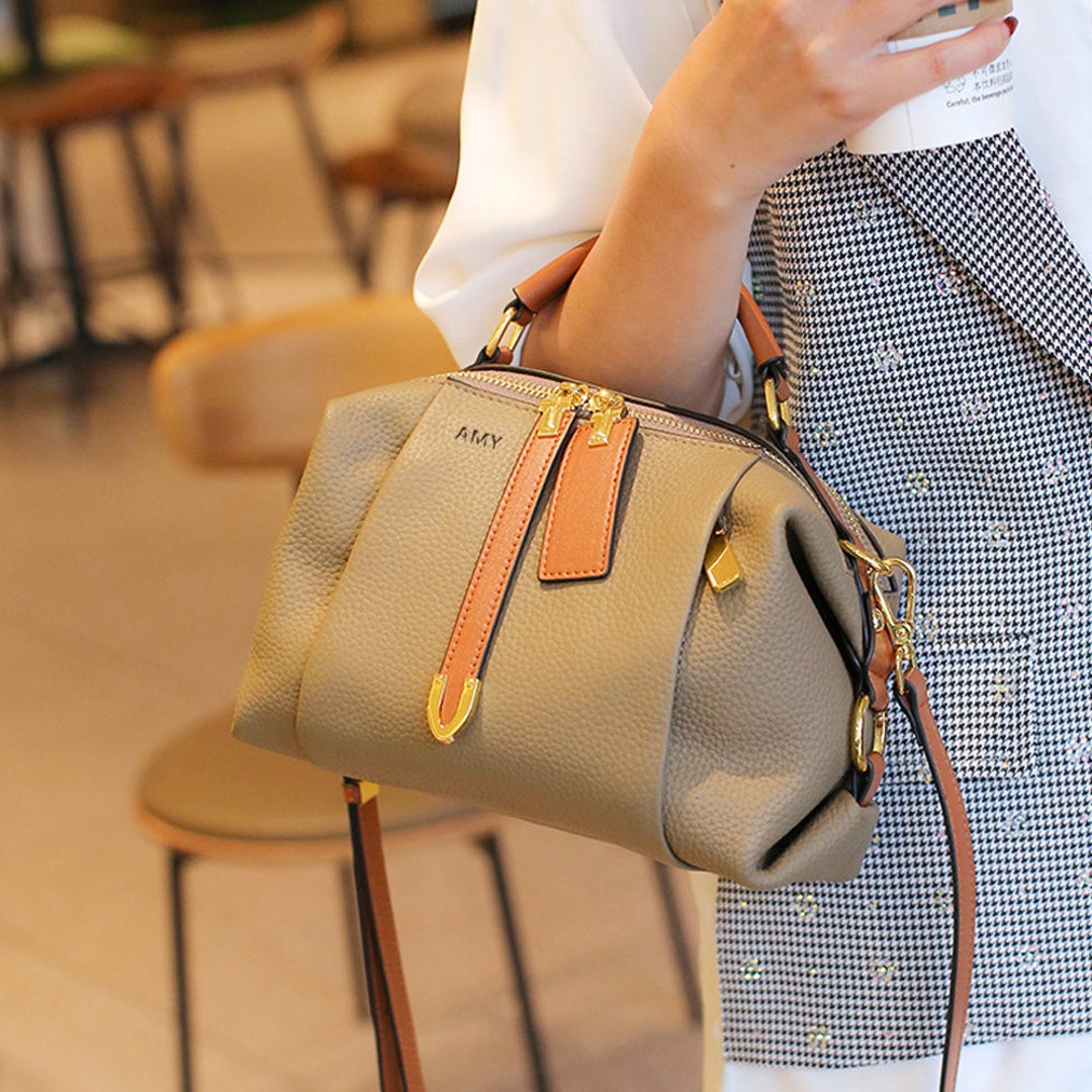 Leather Boston Shoulder Bags Luxury – Women's Fashion main image 1