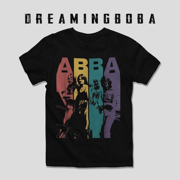 Retro Abba Band 1979 UK Tour Unisex Tee, Gift For Fan Shirt, 70s Abba Tee, Abba Concert Tee