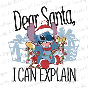 Funny Stitch Disney Christmas,Christmas Svg, Cricut File - Inspire