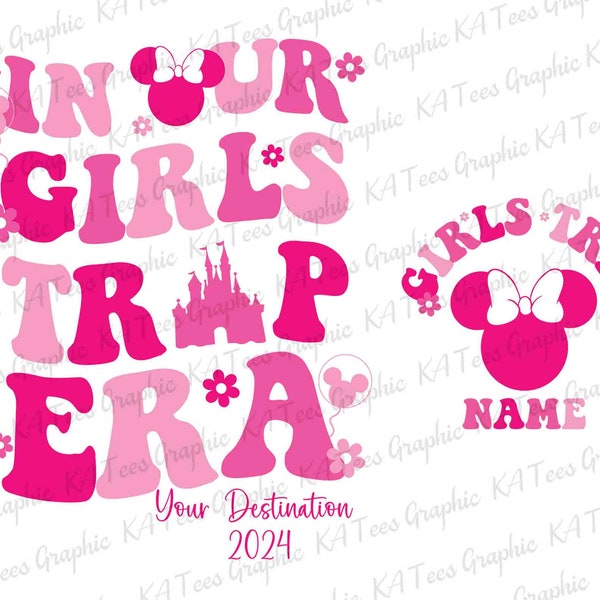 Personalized In Ours Girl Trip Era SVG, In My Era Shirt Svg, Era Shirt Svg, Family Matching Svg, Retro Custom Svg, Digital Download