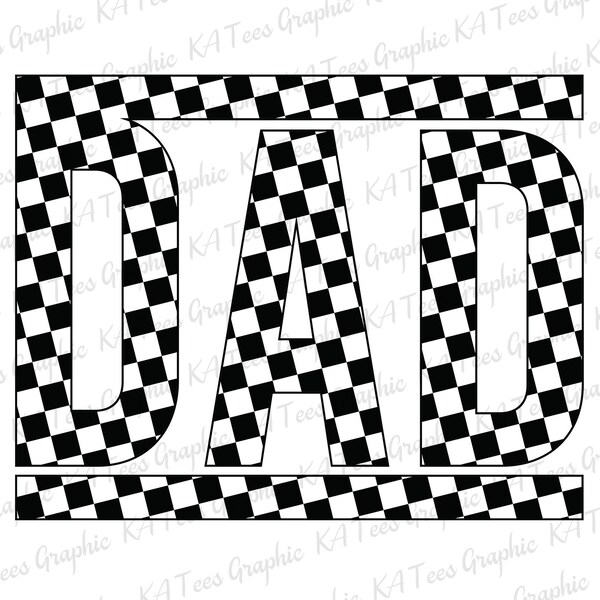 Checkered Dad SVG, Retro Dad Svg, Dad Svg, Father's Day Svg, Gift For Dad, Dad Shirt Design, Gift For Dad, Dad Cut File, Digital Download