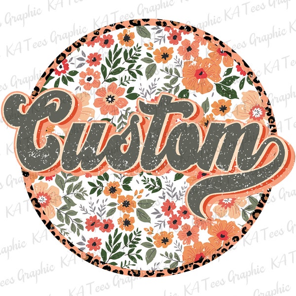 Personalized Name Png, Floral Mama PNG, Retro Mama Png, Groovy Boho Sublimation, Mama Shirt Design, Mother's Day Png, Custom Name