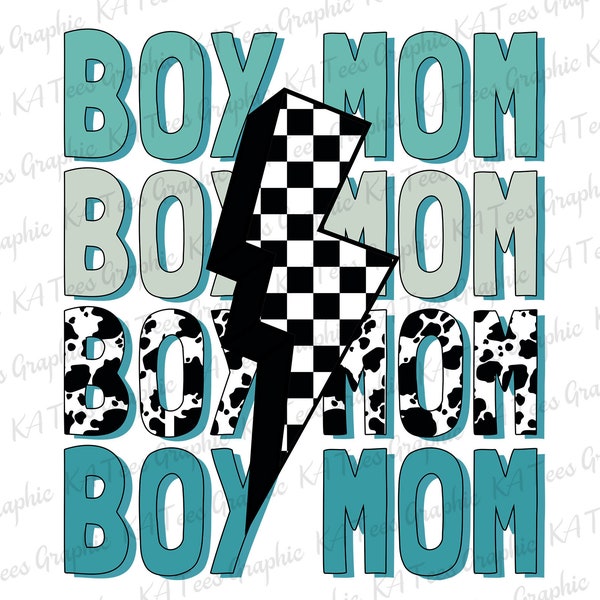 Boy Mom PNG, Mama Png, Matching Mama And Son Png, Mother's Day Png, Baby Boy, Kids, Mama Lightning Bolt Png, Sublimation Design Downloads