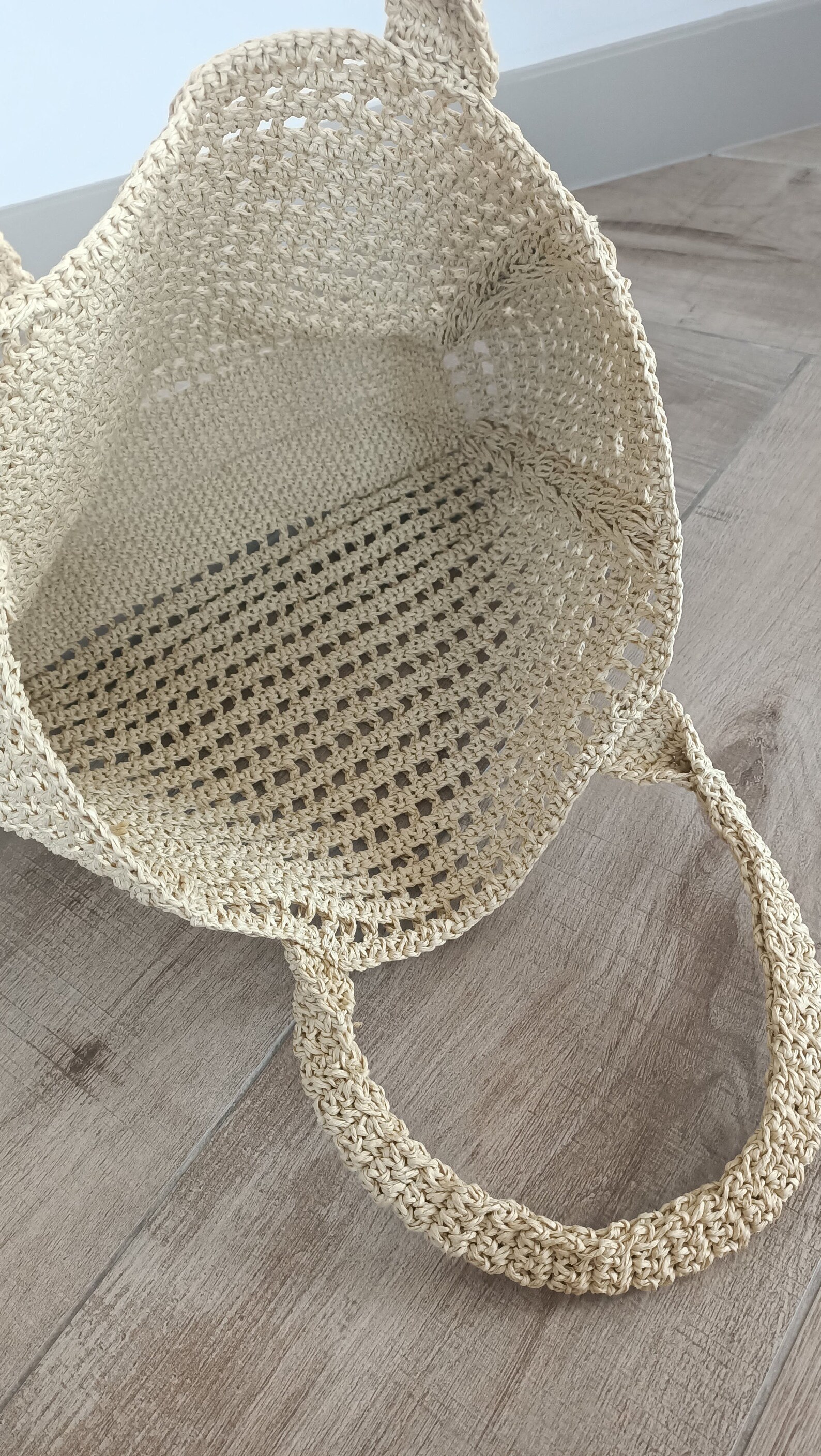 GOKTOW Straw Woven Tote Bag - Raffia Crossbody Purse For Beach, Summer Travel, Large Capacity Handbag - View #12