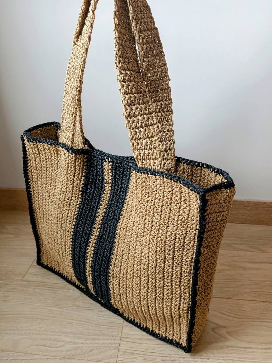 ★TOUT Y EST★ SILVANA Herringbone Raffia Tote Bag HO1A3A73 Amazon.com: COZYOFFI Straw Beach Tote Bag: Large Summer Boho