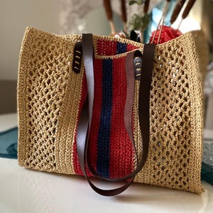 Raffia shoulder bag, straw bag, raffia bag, raffia tote bag, summer bag, 2025 beach bag