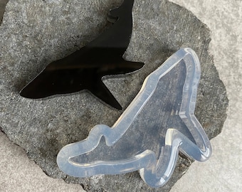 Silikonform Walfisch für Epoxidharz Anhänger und Broschen