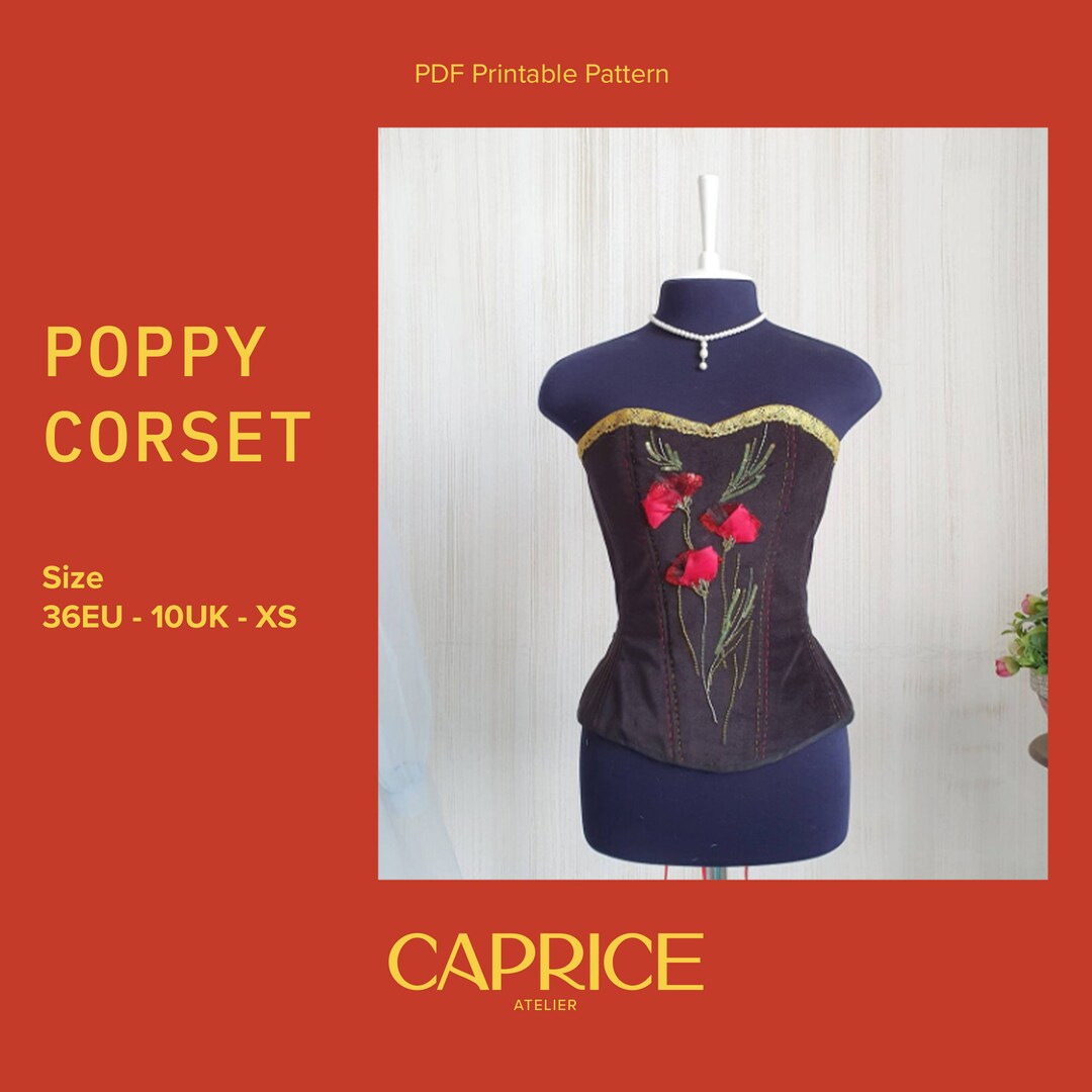 19th Century Stays Corset Pattern: Back Lacing Bodice (PDF Pattern) - Etsy