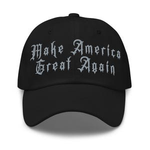 Make America Great Again Black Hat - Limited Edition MAGA Dad Hat - As Worn by Elon Musk
